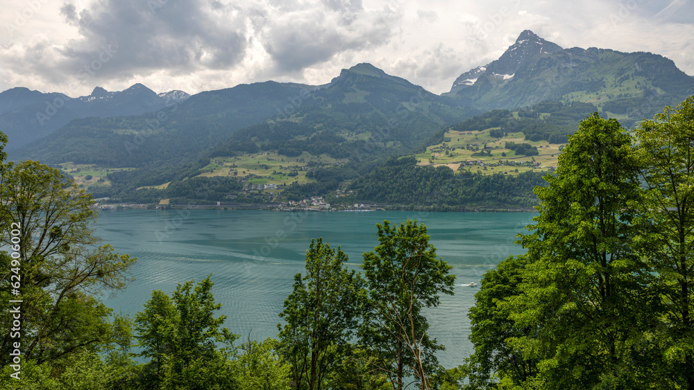 Rigi Scheidegg - ein Berggipfel des Rigi-Massivs am Vierwaldstättersee in der Schweiz