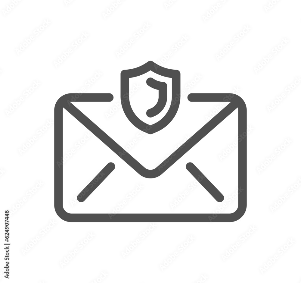 Mail related icon outline and linear vector. Mail related icon outline and linear vector.
