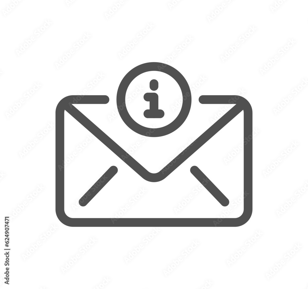 Mail related icon outline and linear vector. Mail related icon outline and linear vector.