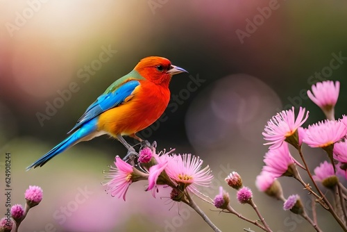 robin on a branch © Naila