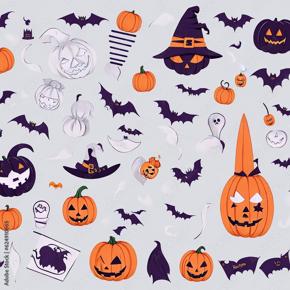 halloween vector hand drawn flat halloween halloween vector hand drawn flat halloween