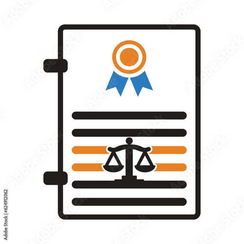 Law, Court, document, judgement document icon