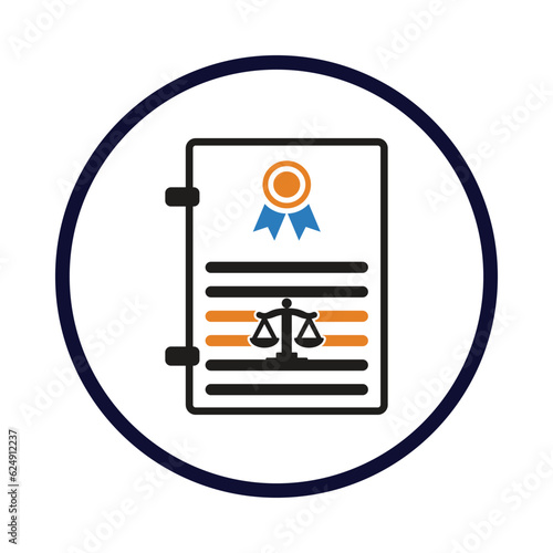 Law, Court, document, judgement document icon