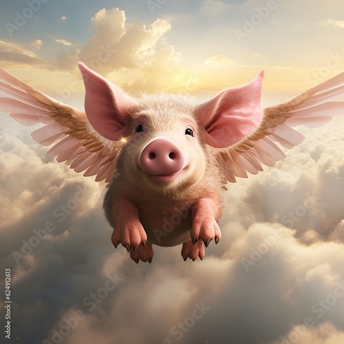 The Whimsical Flight of Flying Pigs