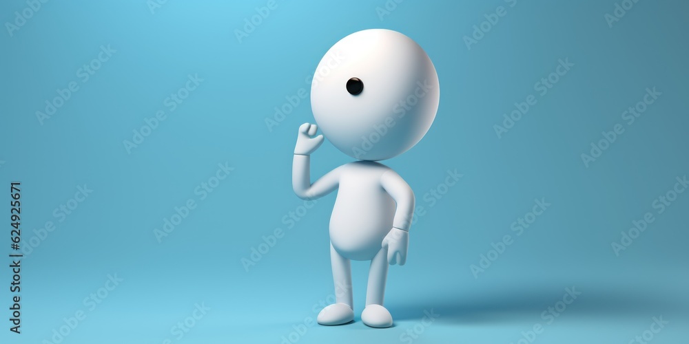 a stick man scratching his head with question mark a stick man scratching his head with question mark