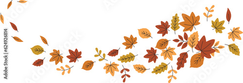 Autumn Leaves Swirls