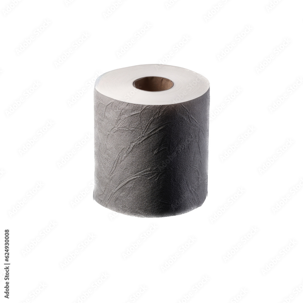 a Roll of Toilet Paper a necessity Household-themed, photorealistic illustration in a PNG, cutout, and isolated. Generative AI a Roll of Toilet Paper a necessity Household-themed, photorealistic illustration in a PNG, cutout, and isolated. Generative AI