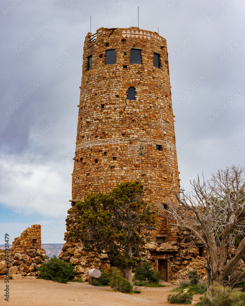 Desert View Watchtower on the south rim at Grand Canyon National Park
Desert View Watchtower on the south rim at Grand Canyon National Park
