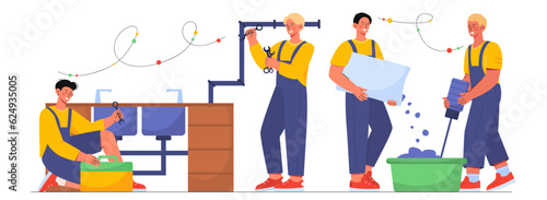 Set of repairmen concept