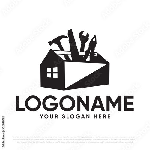 Home Improvement Toolkit logo Design