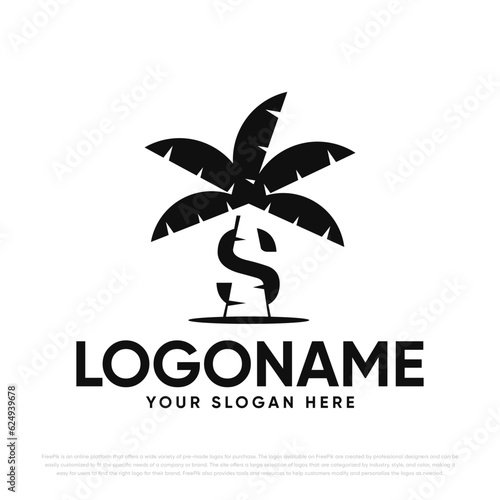 S Palm Tree Logo Design