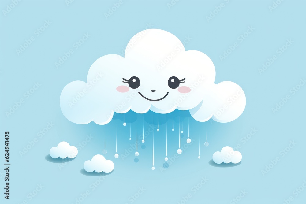 The illustration depicts a white cloud against a bright background, symbolizing purity, serenity, and a sense of calmness in the sky. Generative Ai.
The illustration depicts a white cloud against a bright background, symbolizing purity, serenity, and a sense of calmness in the sky. Generative Ai.