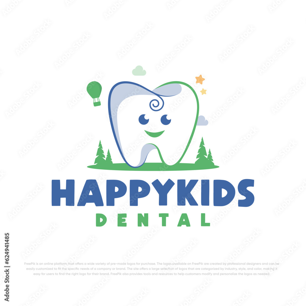 Kid Dental Logo Design Kid Dental Logo Design