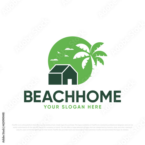Beach House Logo Design