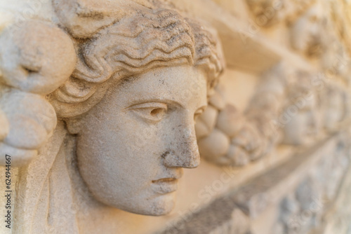 Various photos from the ancient city of Aphrodisias in the aydin karacasulu region