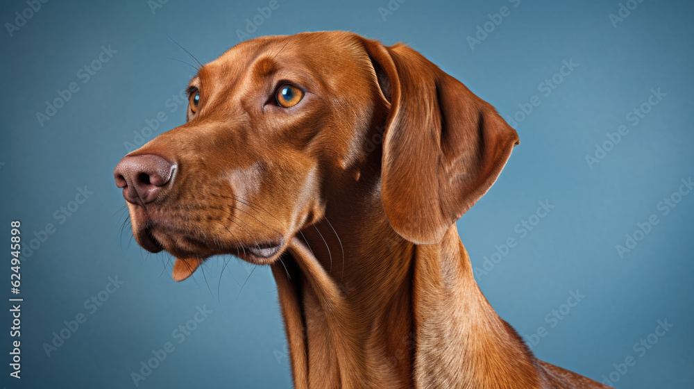 purebred Labrador puppy sitting in a cozy studio and looking out of camera. This cute puppy has beautiful white fur and an adorable face that expresses its friendliness and loyalty