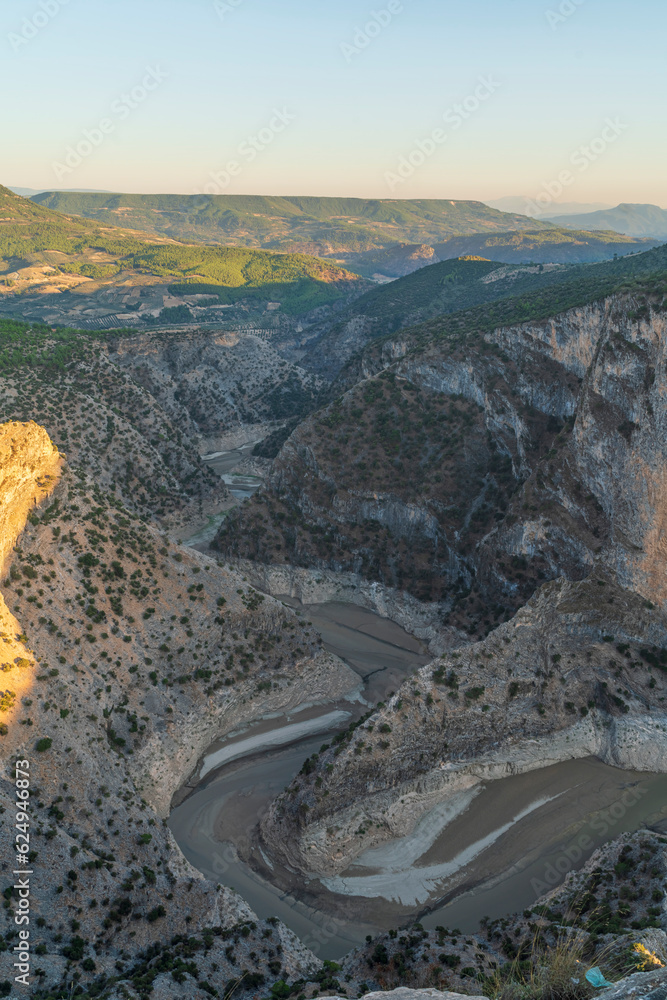 Images of Arapapisti Canyon on the border of Aydın and Denizli provinces