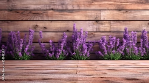 Lavender Wood Background: Photo Realistic Planks In Soft And Dreamy Atmosphere