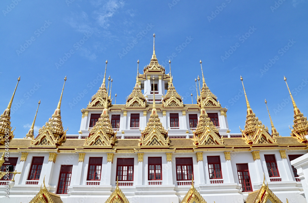 Fototapeta premium BANGKOK, THAILAND - July 20, 2023 : Wat Ratchanatdaram Temple 