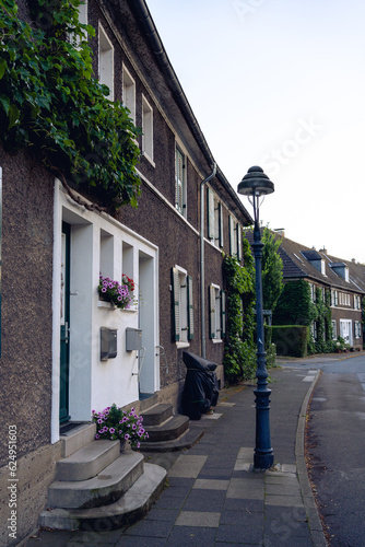 Typical facade in the colony of Margarethenhoehe, Essen