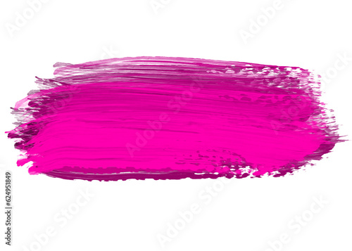 Pink oil brush stroke