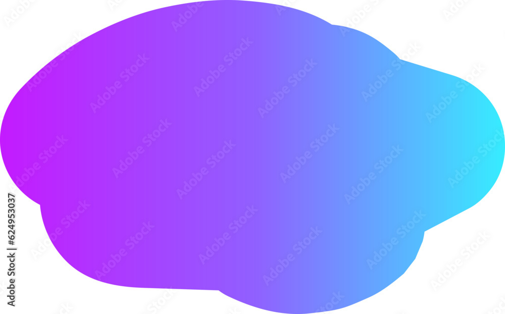 Abstract frame bubble, gradient color Abstract frame bubble, gradient color