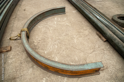 curved steel