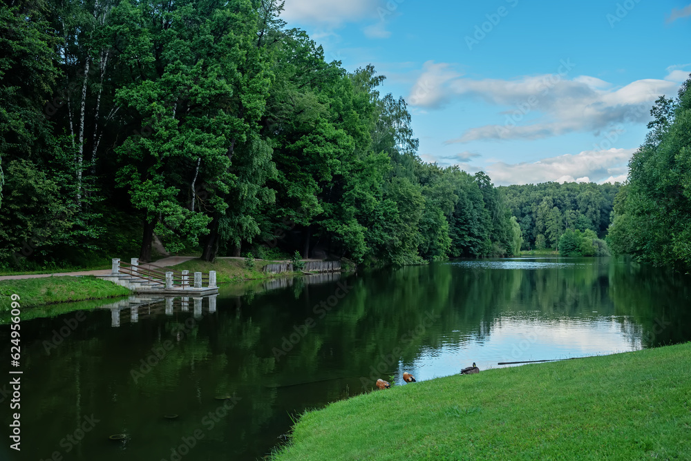 Fototapeta premium Tsaritsyno Museum-Reserve summer park