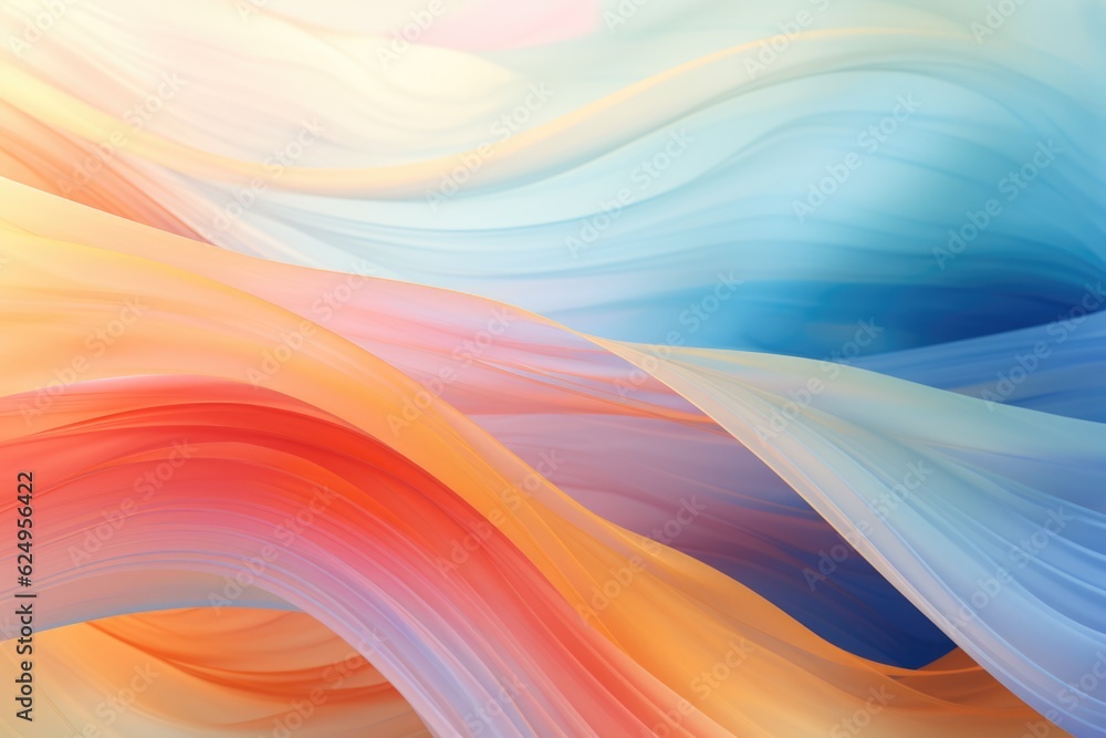 Abstract soft colorful swirl wave background. Flow liquid lines design element. Light pastel colors. Abstract silk background Abstract soft colorful swirl wave background. Flow liquid lines design element. Light pastel colors. Abstract silk background