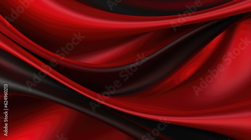 Red and black abstract background. Vintage design. Generative AI