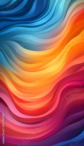 abstract wavy colorful background (vertical)