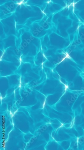 abstract background animation: sea, swimming pool, water (4K vertical, looping)