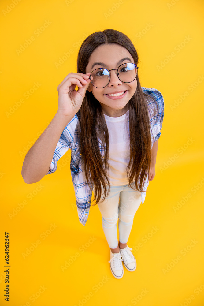 girl with eyesight glasses and checkered shirt. teenage girl wear eyesight glasses. teenage girl can see with eyesight glasses. teenage girl in eyesight eyeglasses look somewhere. look at me girl with eyesight glasses and checkered shirt. teenage girl wear eyesight glasses. teenage girl can see with eyesight glasses. teenage girl in eyesight eyeglasses look somewhere. look at me
