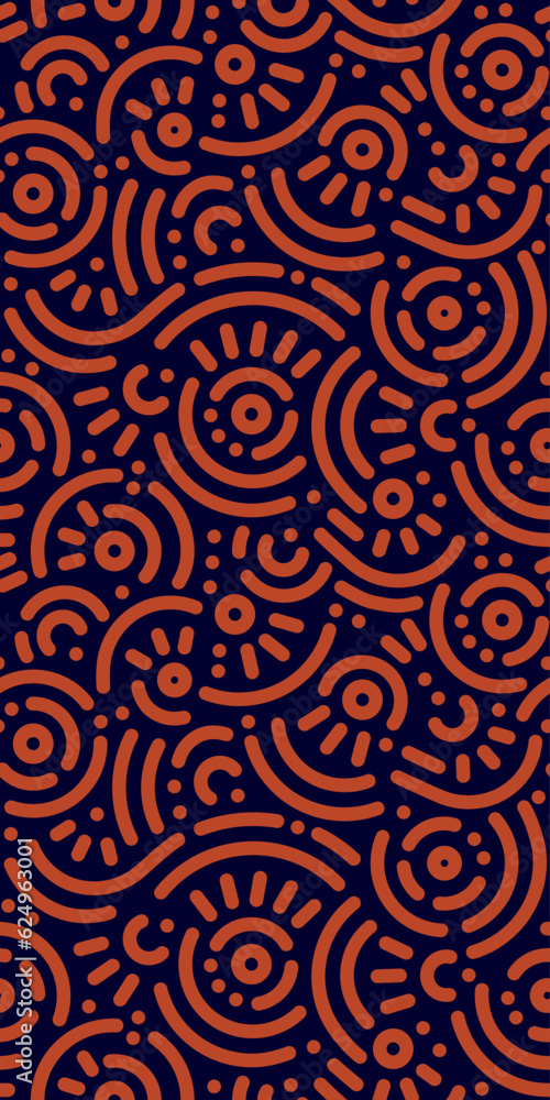 Seamless doodle geometric pattern. Abstract modern background with circles and curves. Hipster Memphis style. Seamless doodle geometric pattern. Abstract modern background with circles and curves. Hipster Memphis style.