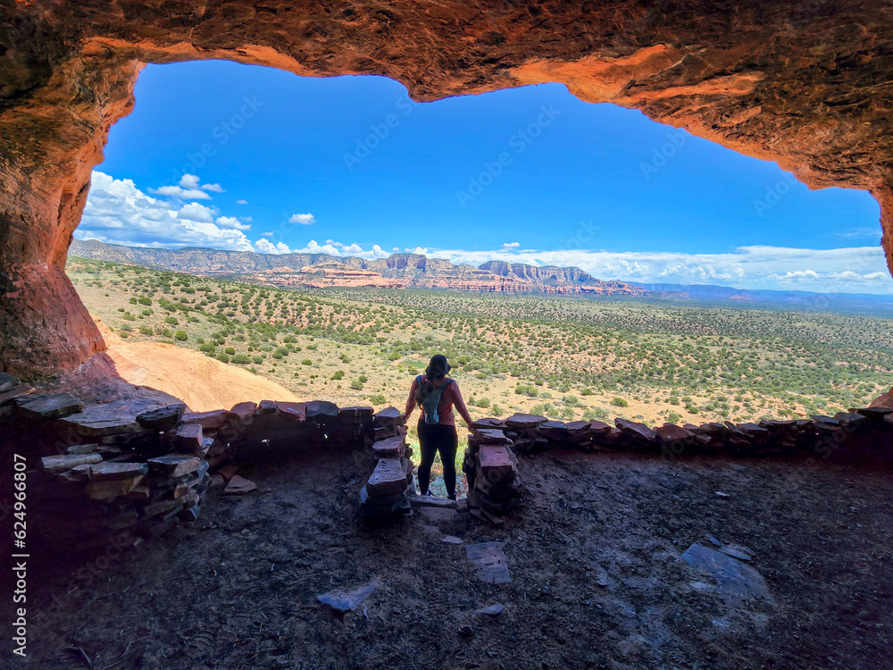 Hide Out Cave, Sedona, Arizona.