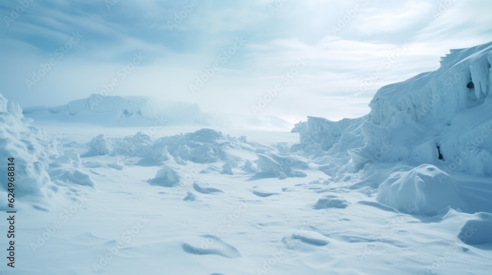 Frozen Extraterrestrial: Ice Snow Alien Planet Landscape Captured on 35mm Film Generative AI Frozen Extraterrestrial: Ice Snow Alien Planet Landscape Captured on 35mm Film Generative AI