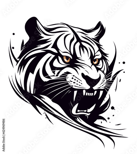Tribal Tiger Vector