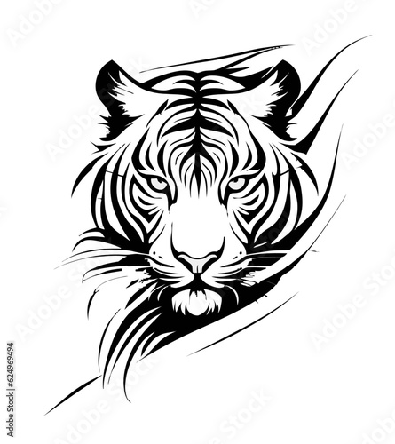 Tribal Tiger Vector