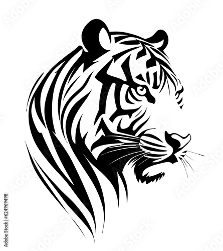 Tribal Tiger Vector
