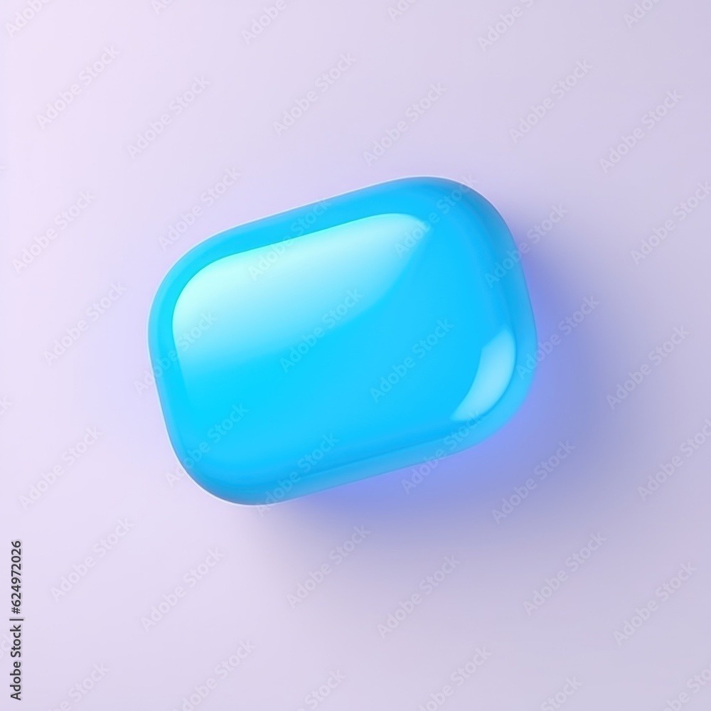 3D Render style of Speech Bubble Icon Emphasizing Communication Generative AI 3D Render style of Speech Bubble Icon Emphasizing Communication Generative AI