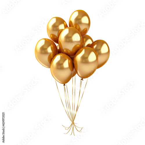 Balloons golden festive metallic gold balloon party celebration