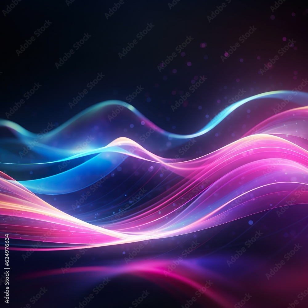 abstract futuristic background with gold PINK blue glowing neon moving high speed wave lines and bokeh lights. Data transfer concept Fantastic wallpaper | Generative AI abstract futuristic background with gold PINK blue glowing neon moving high speed wave lines and bokeh lights. Data transfer concept Fantastic wallpaper | Generative AI