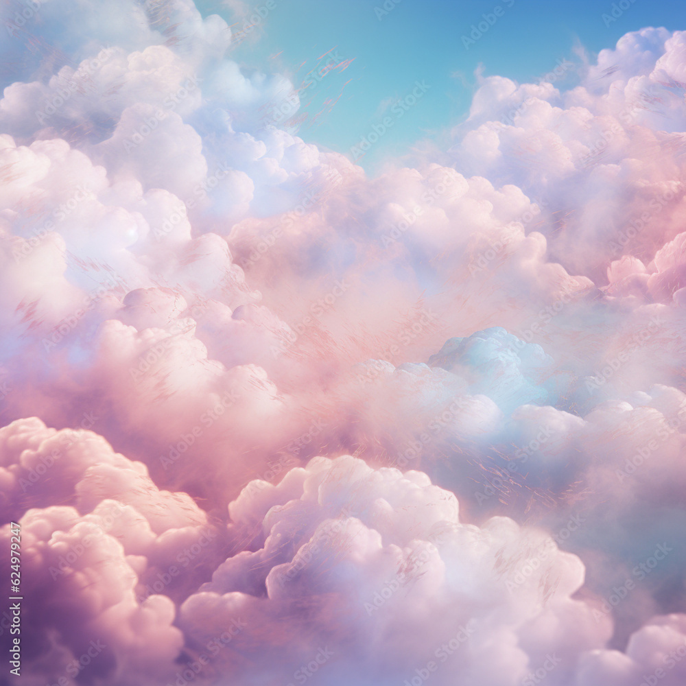 Pink clouds on sky Pink clouds on sky