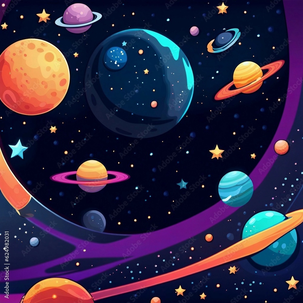 outer space planet star background outer space planet star background
