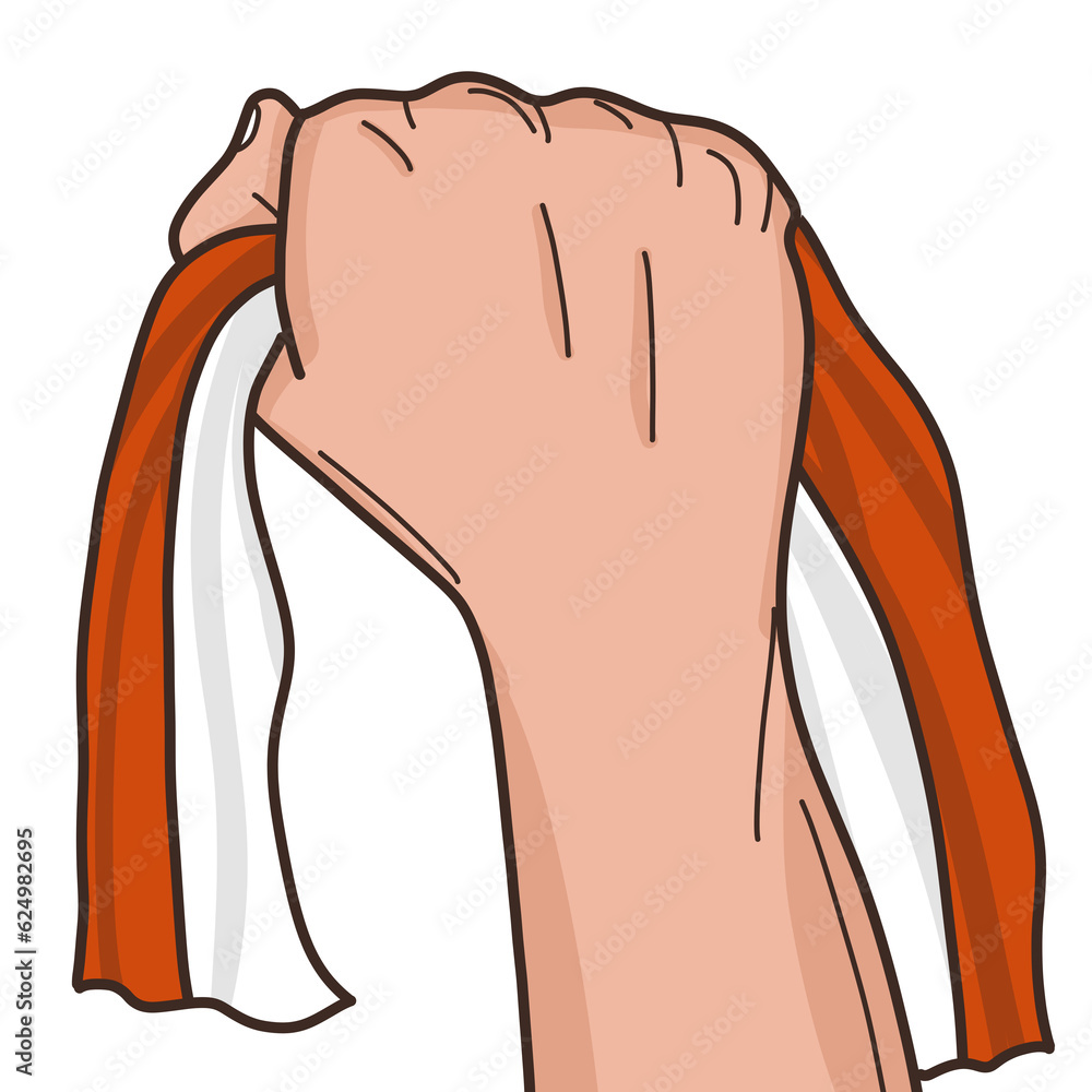 Hand Holding Indonesian Flag Hand Holding Indonesian Flag