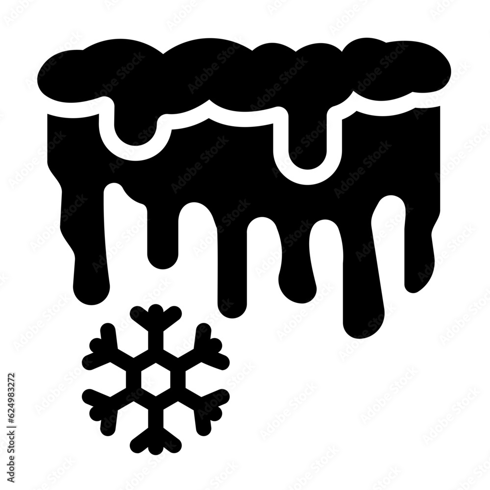 icicles Solid icon icicles Solid icon