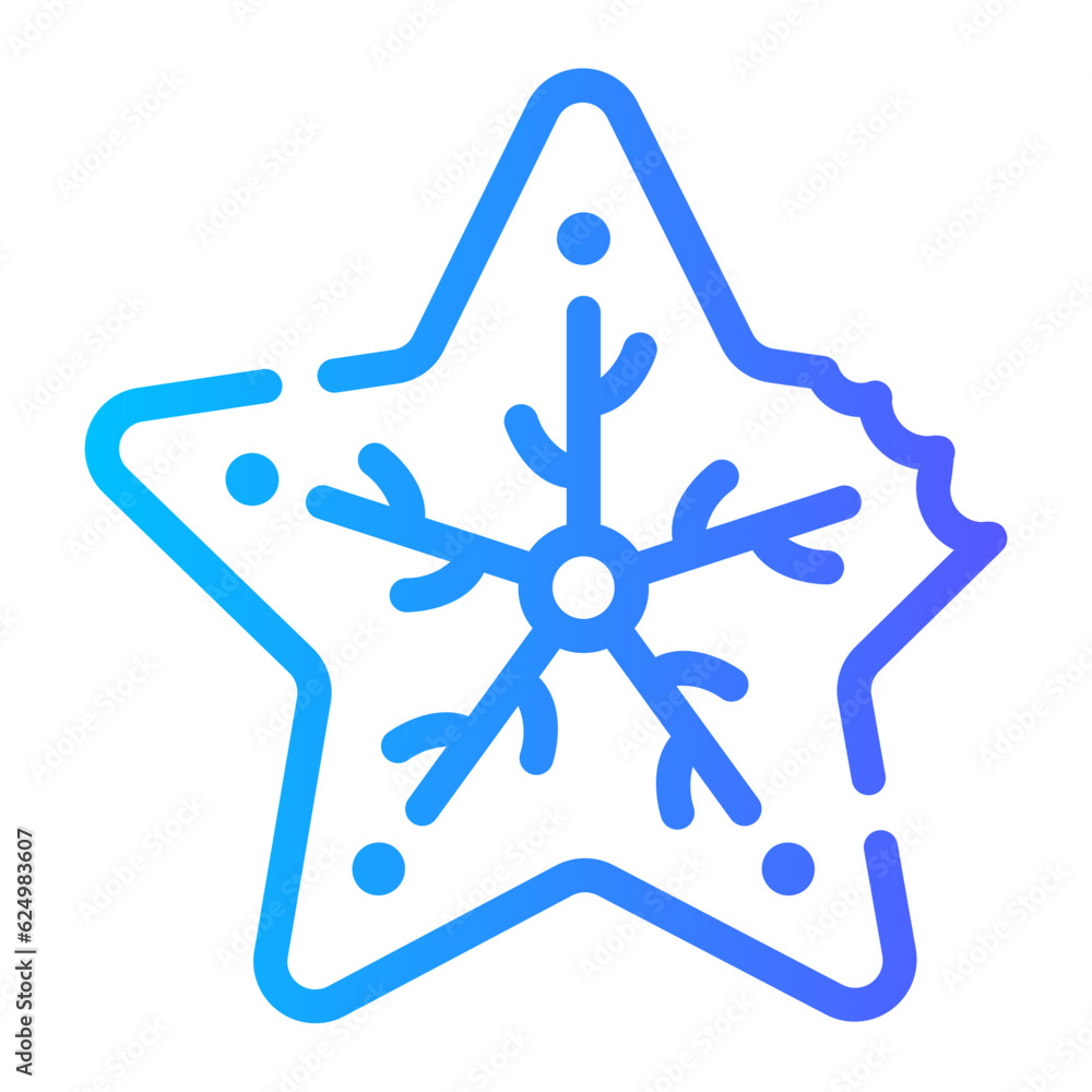 cookies Line Gradient Icon