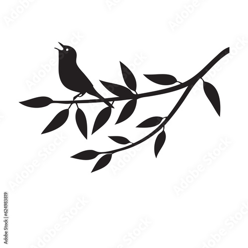 Songbird silhouette