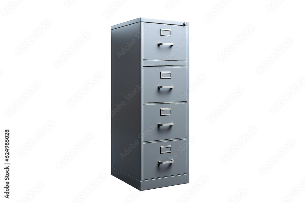 File cabinet. isolated object, transparent background File cabinet. isolated object, transparent background