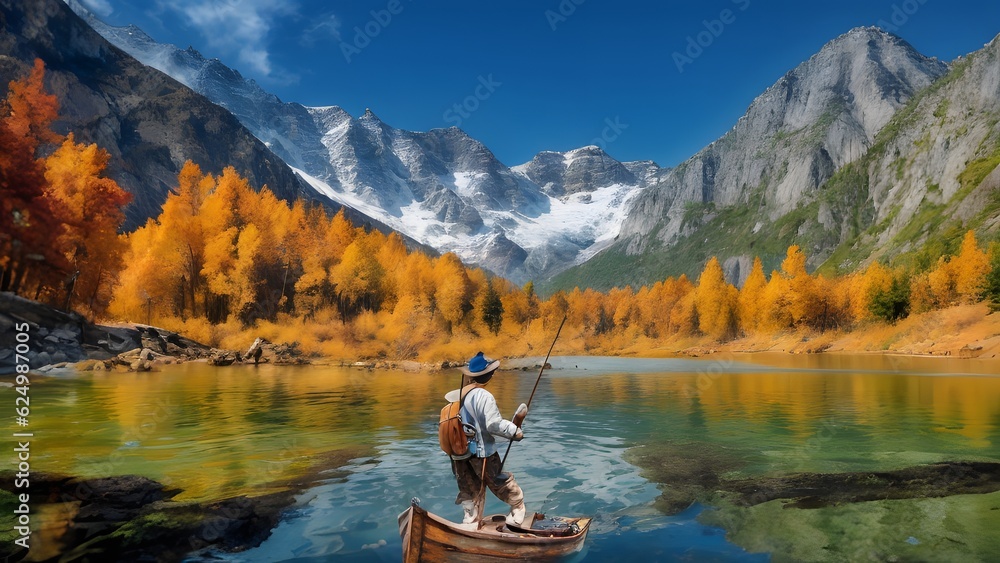 Nature scenes of maple tree nice view - ai generated Nature scenes of maple tree nice view - ai generated